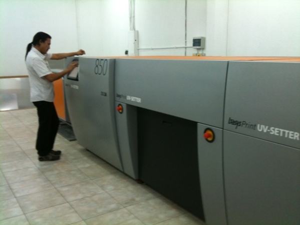 Kuwait : Global Graphics Successfully Installed Multi Cassette Fully Automatic BasysPrint CTcP  with Online Haase OE47 Processor in Masaied Printing Press